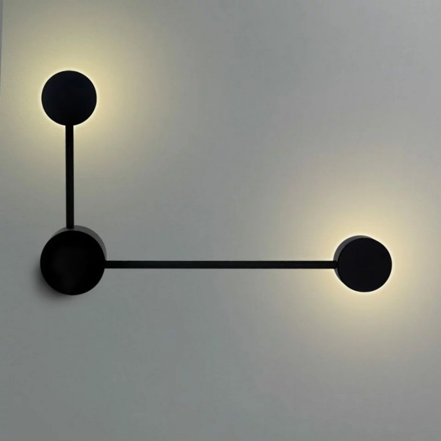 LED Zidna lampa JOY 2xGX53/6W/230V crno
