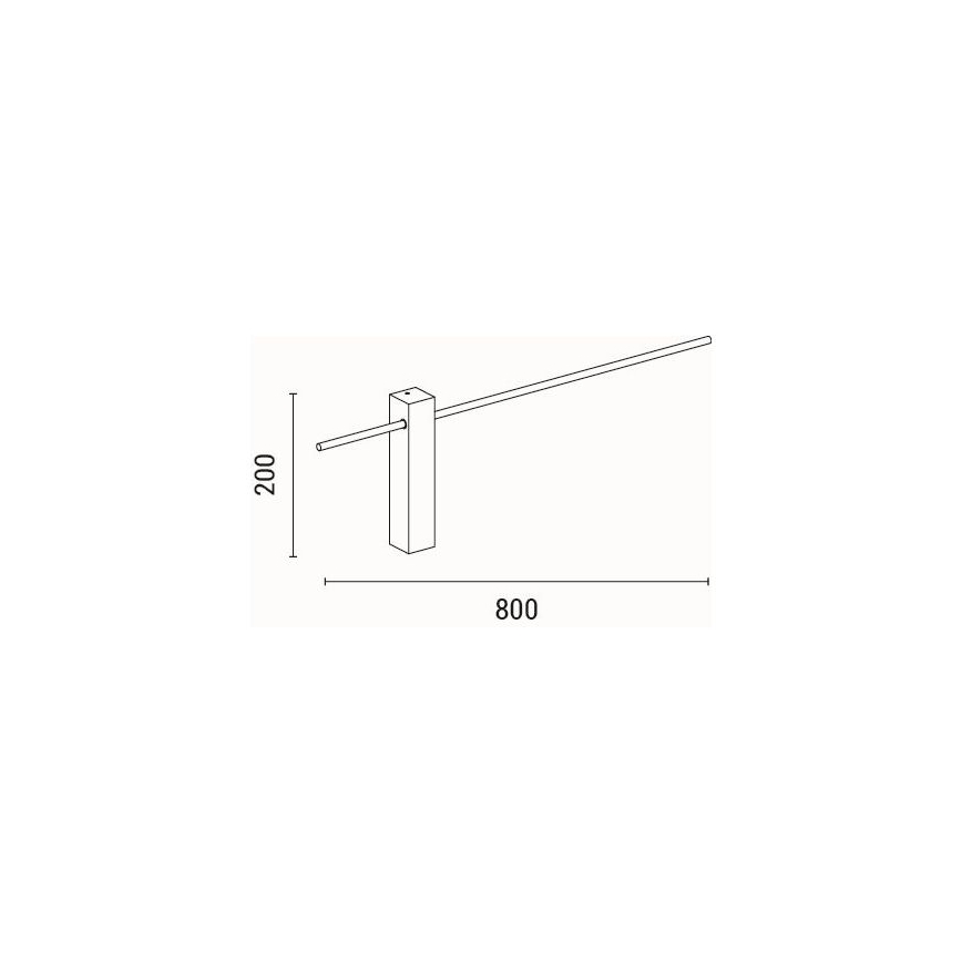 LED Zidna lampa LED/10W/230V 3000K
