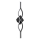 LED Zidna lampa LED/12W/230V 3000-6500K crno