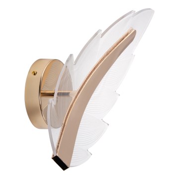 LED Zidna lampa LED/12W/230V 3000-6500K zlatna