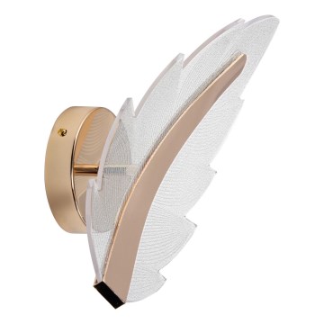 LED Zidna lampa LED/12W/230V zlatna