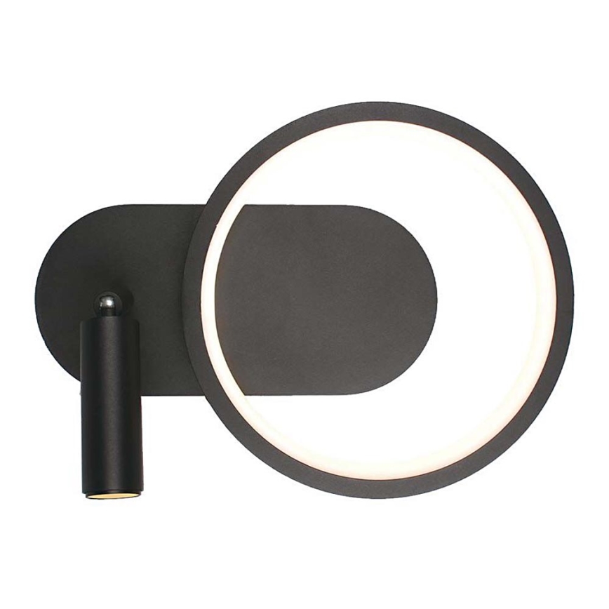 LED Zidna lampa LED/14W/230V 3000K crno