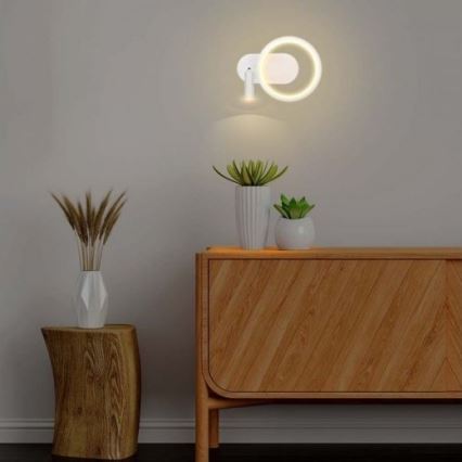 LED Zidna lampa LED/14W/230V 4000K bela