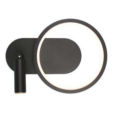 LED Zidna lampa LED/14W/230V 4000K crno