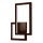 LED Zidna lampa LED/20W/230V 3000K braon