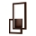 LED Zidna lampa LED/20W/230V 4000K braon