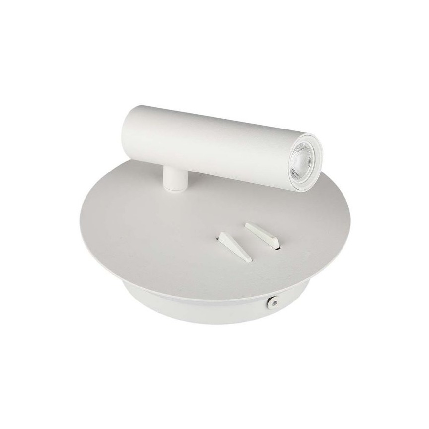LED Zidna lampa LED/3W/230V + LED/6W/230V 3000K bela