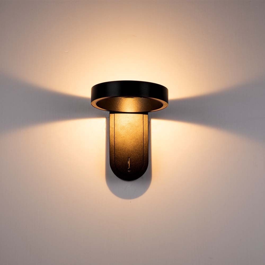 LED Zidna lampa LED/5W/230V 3000K/4000K crno