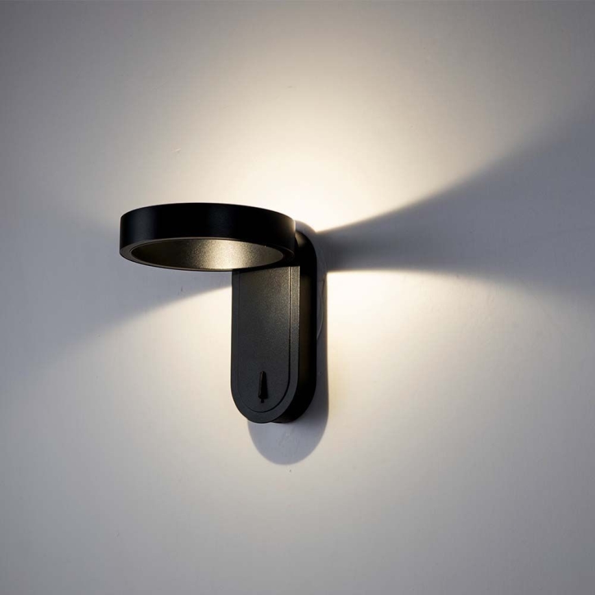 LED Zidna lampa LED/5W/230V 3000K/4000K crno