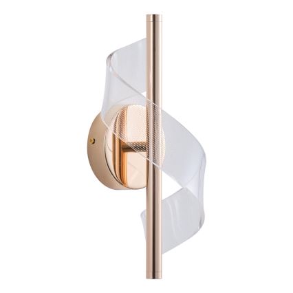 LED Zidna lampa LED/8W/230V 3000K zlatna
