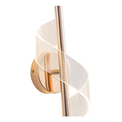 LED Zidna lampa LED/8W/230V 3000K zlatna
