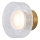 LED Zidna lampa LED/8W/230V 3000K zlatna/prozirna