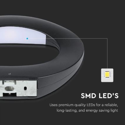 LED Zidna lampa LED/9W/230V