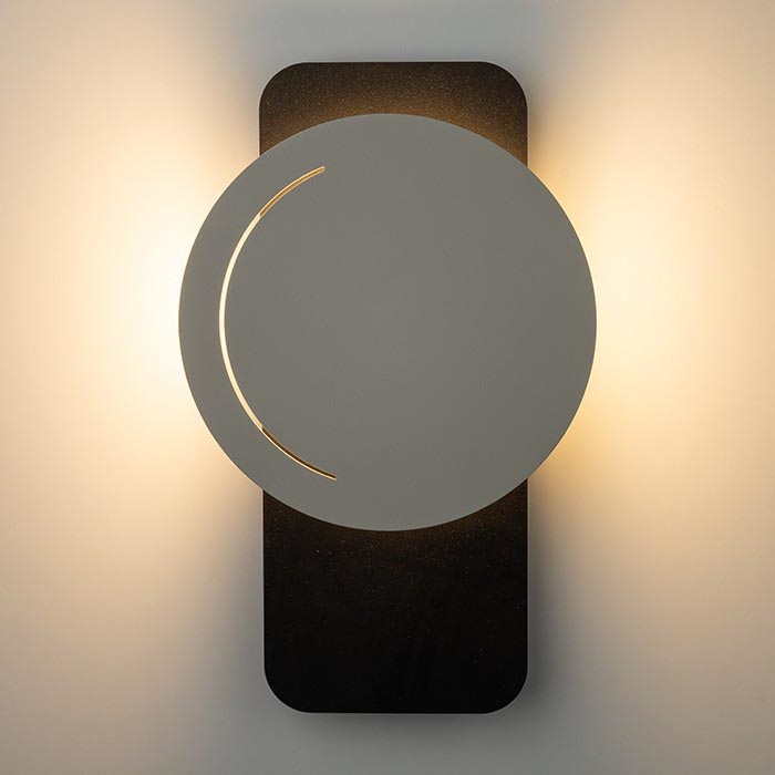 LED Zidna lampa LITO LED/7W/230V crno/bež