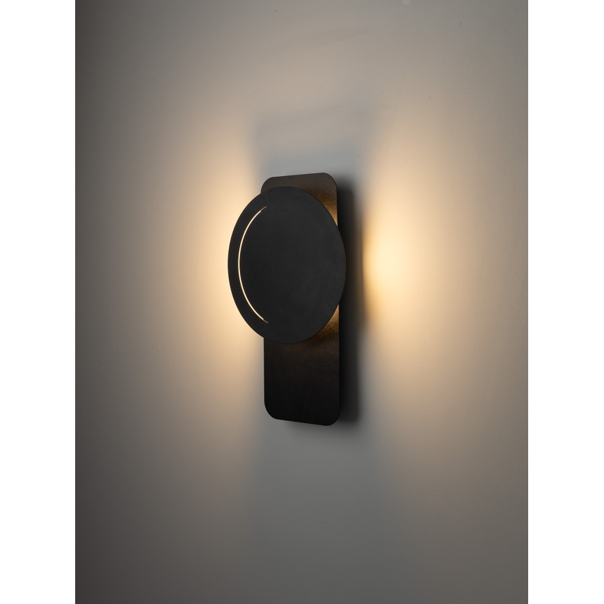 LED Zidna lampa LITO LED/7W/230V crno