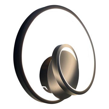 LED Zidna lampa LUCERO LED/13W/230V crno