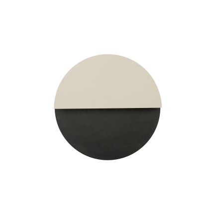 LED Zidna lampa LUNA LED/7W/230V pr. 26 cm crno/bež