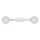 LED Zidna lampa MAGNET LED/13W/230V + 2xG9/60W 3000/4000K bela