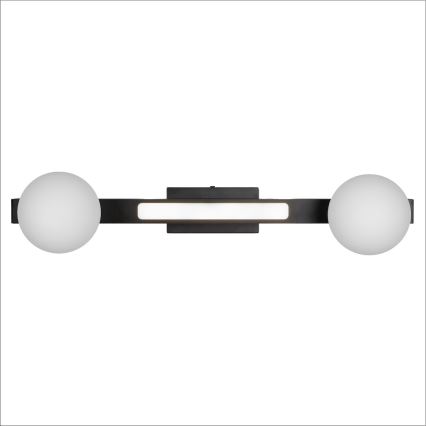 LED Zidna lampa MAGNET LED/13W/230V + 2xG9/60W 3000/4000K crno