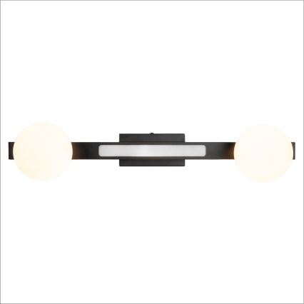 LED Zidna lampa MAGNET LED/13W/230V + 2xG9/60W 3000/4000K crno