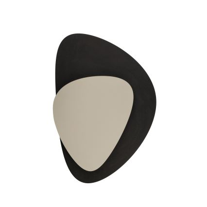 LED Zidna lampa PEDRA LED/7W/230V crno/bež