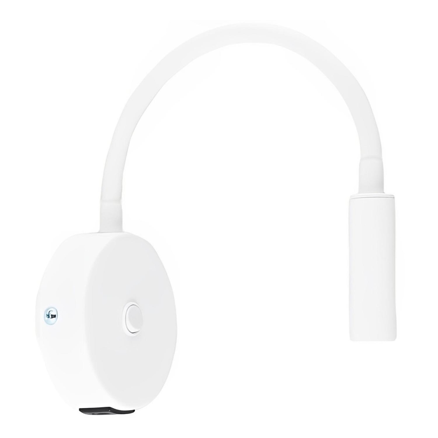 LED Zidna lampa sa USB portom LAGOS 1xG9/3W/5V 4000K bela