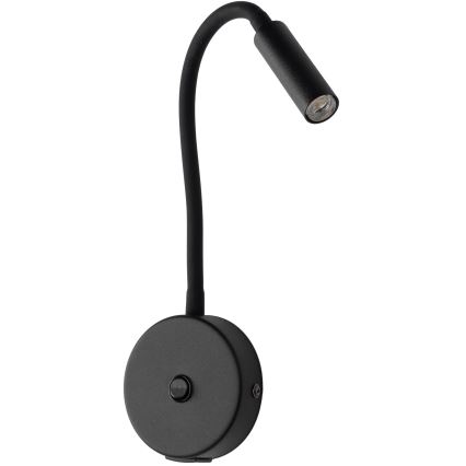 LED Zidna lampa sa USB portom LAGOS 1xG9/3W/5V 4000K crno