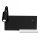 LED Zidna lampa SHELF 1xLED/4W+1xLED/5W+1xLED/2W/230V crno