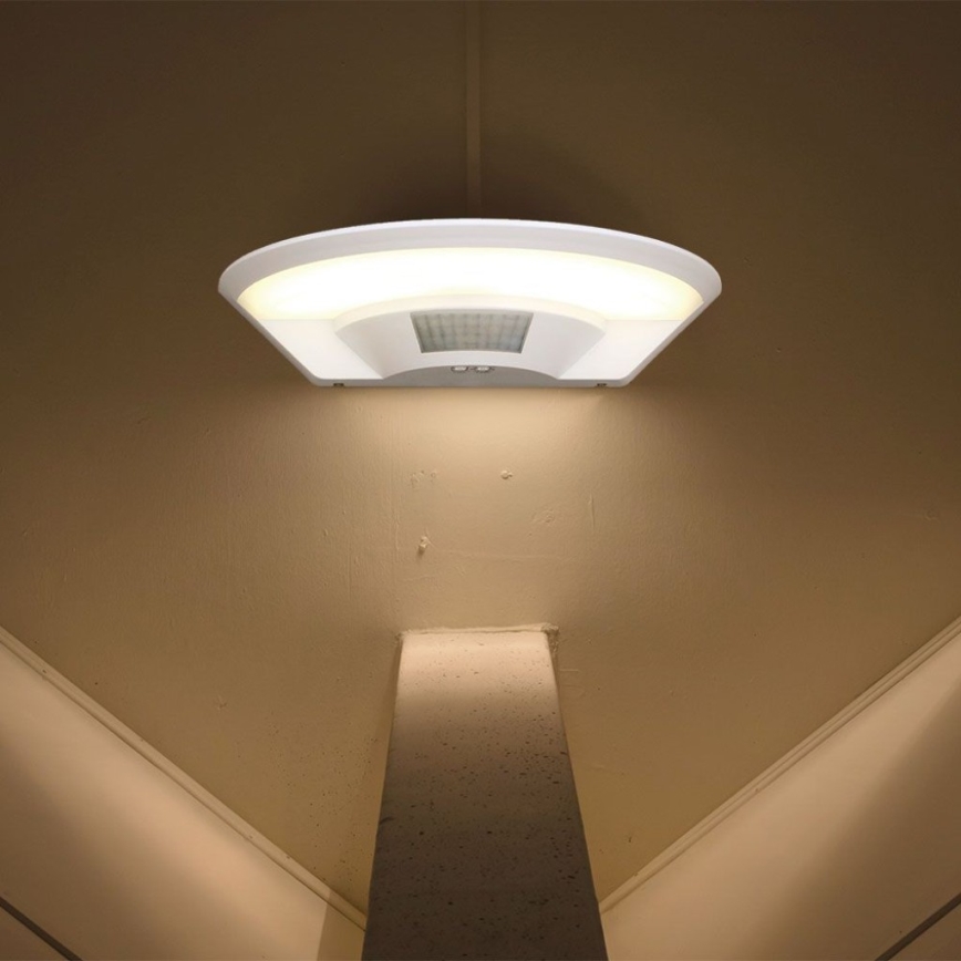 LED Zidna lampa za kupatilo sa senzorom SAMSUNG CHIP LED/10W/230V 4000K IP54 bela