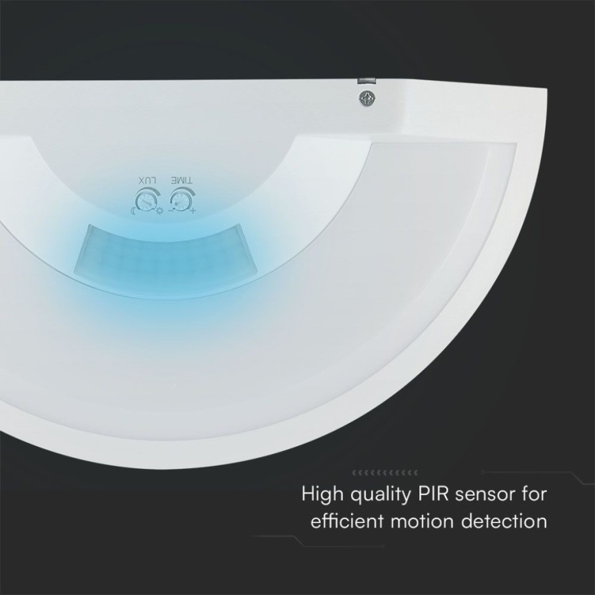 LED Zidna lampa za kupatilo sa senzorom SAMSUNG CHIP LED/10W/230V 4000K IP54 bela