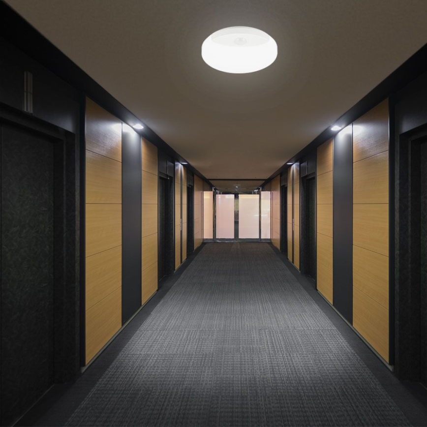 LED Zidna lampa za kupatilo sa senzorom SAMSUNG CHIP LED/15W/230V 3000/4000/6000K IP44 bela