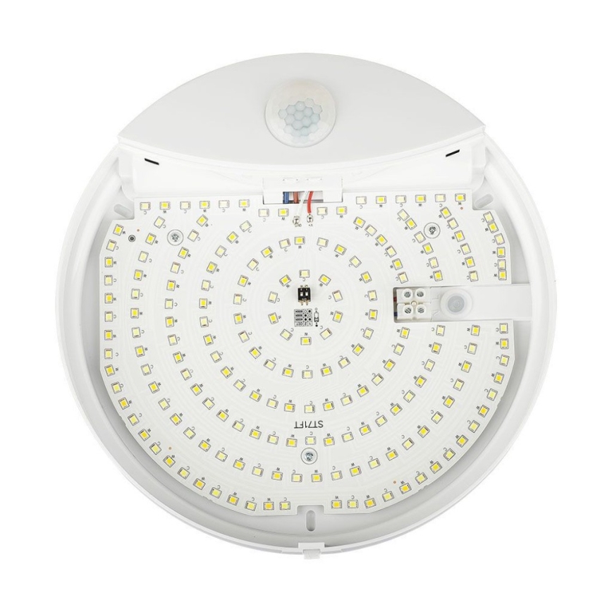 LED Zidna lampa za kupatilo sa senzorom SAMSUNG CHIP LED/15W/230V 3000/4000/6000K IP44 bela