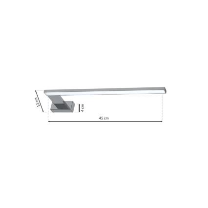 LED Zidna lampa za kupatilo SHINE 1xLED/11W/230V IP44