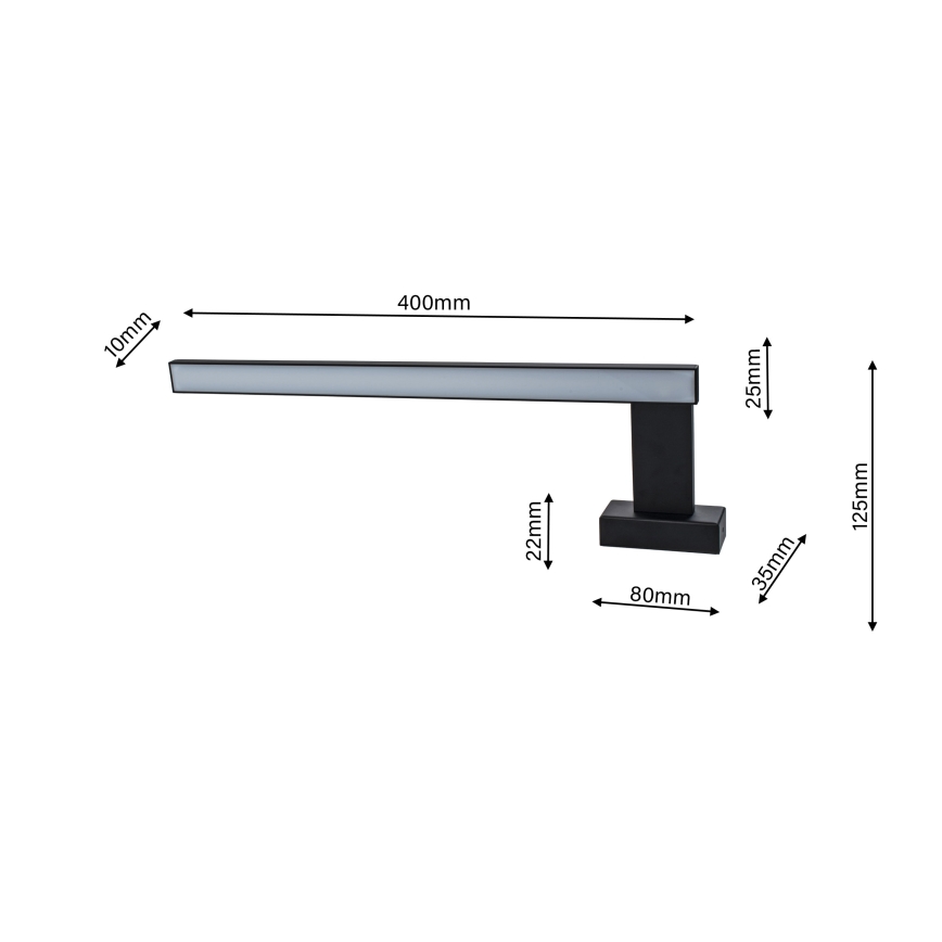 LED Zidna lampa za kupatilo SHINE 1xLED/11W/230V IP44