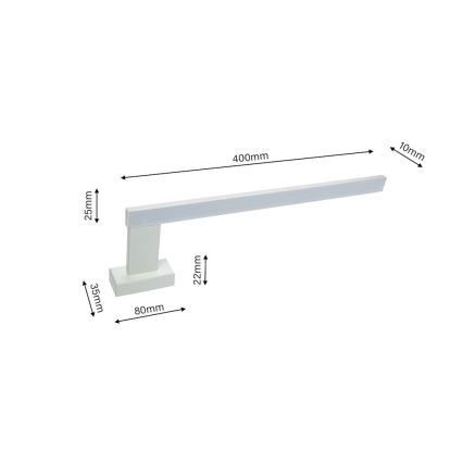 LED Zidna lampa za kupatilo SHINE 1xLED/11W/230V IP44