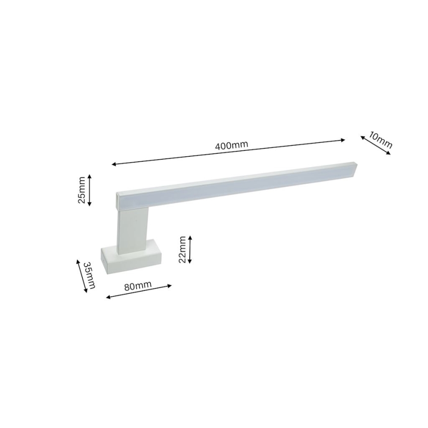 LED Zidna lampa za kupatilo SHINE 1xLED/11W/230V IP44