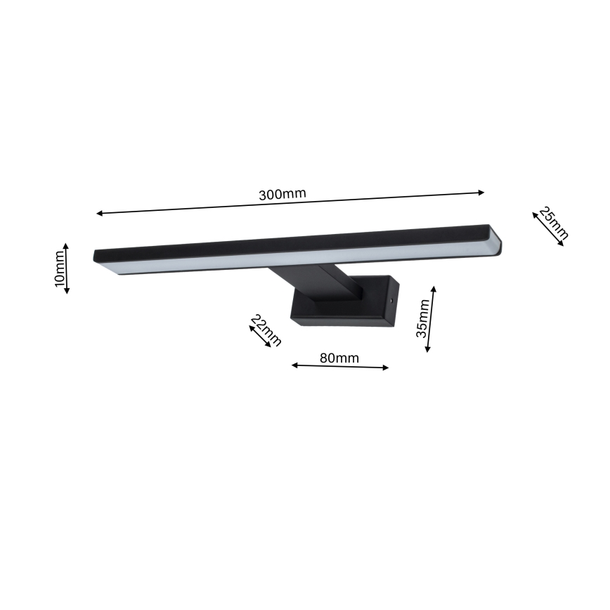 LED Zidna lampa za kupatilo SHINE 1xLED/7W/230V IP44