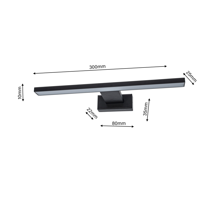 LED Zidna lampa za kupatilo SHINE 1xLED/7W/230V IP44