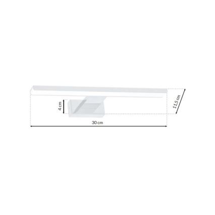 LED Zidna lampa za kupatilo SHINE 1xLED/7W/230V IP44