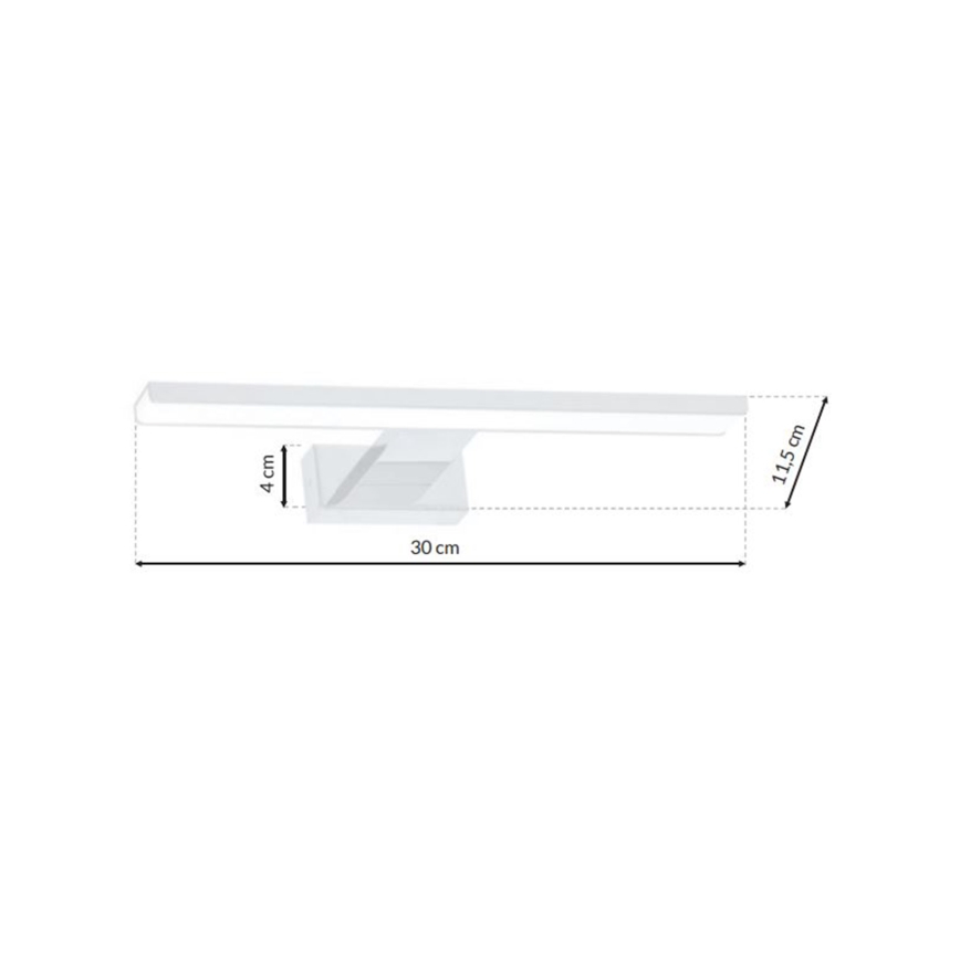 LED Zidna lampa za kupatilo SHINE 1xLED/7W/230V IP44