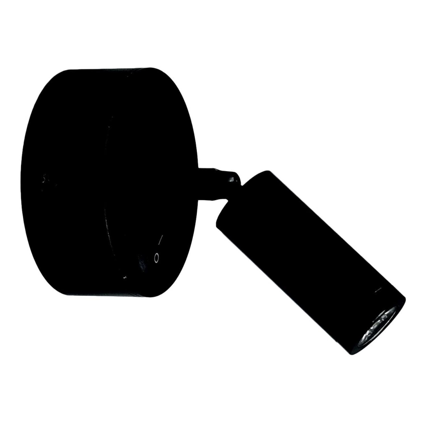 LED Zidna reflektorska lampa ARISTON LED/3W/230V 3000K crno