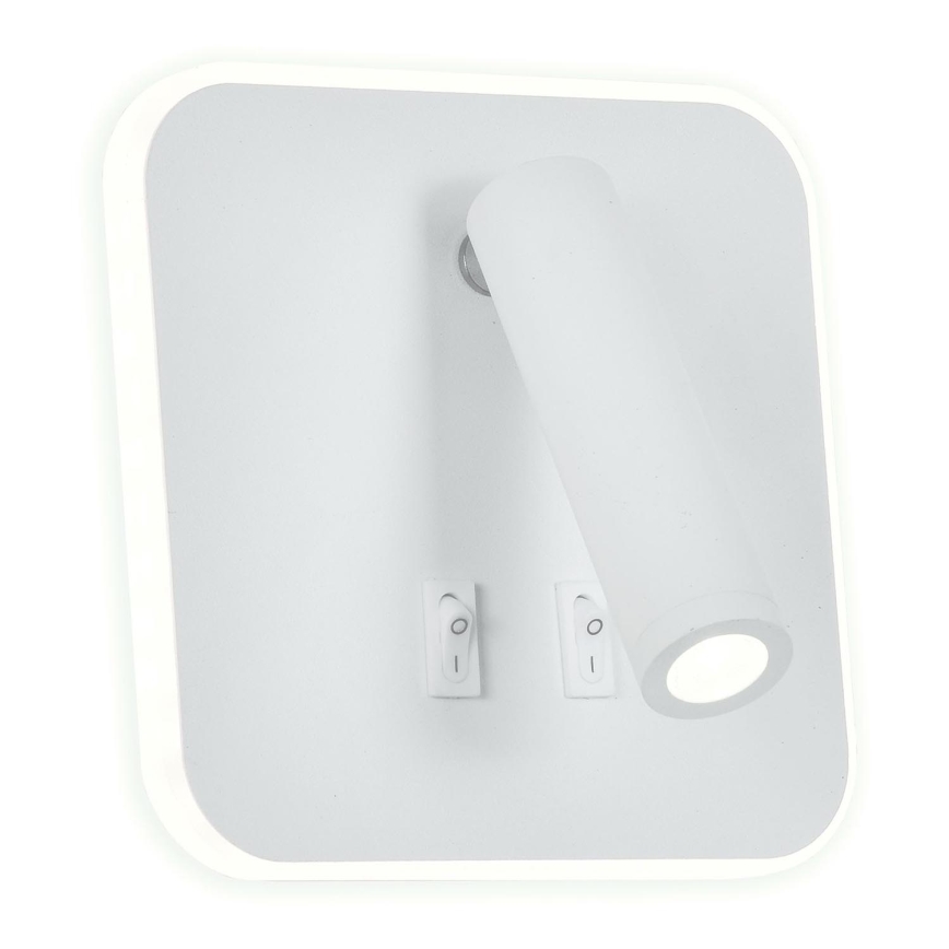 LED Zidna reflektorska lampa IRIS LED/14W/230V 3000K bela