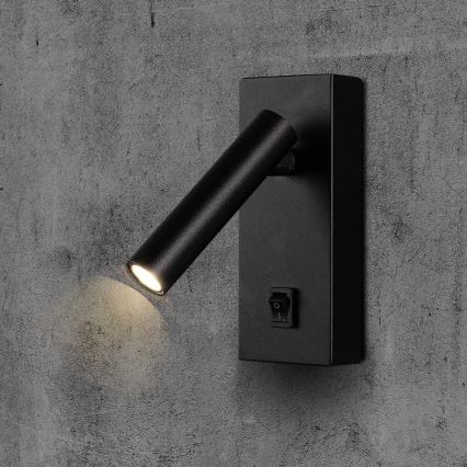 LED Zidna reflektorska lampa LED/2W/230V 4000K crno