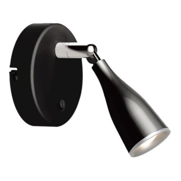 LED Zidna reflektorska lampa LED/4,5W/230V 4000K crno