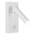LED Zidna reflektorska lampa sa prekidačem LED/2W/230V 3000K bela