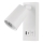 LED Zidna reflektorska lampa sa USB portom LED/5W/230V crno