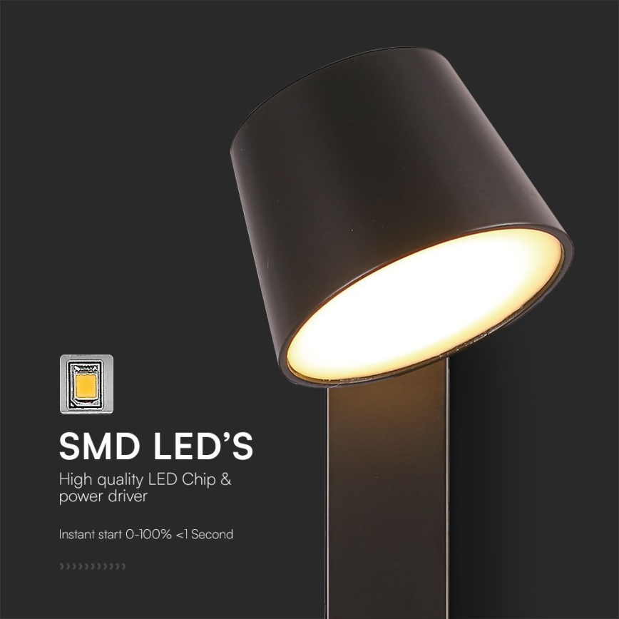 LED Zidna reflektorska lampa sa USB portom LED/8W/230V 3000K