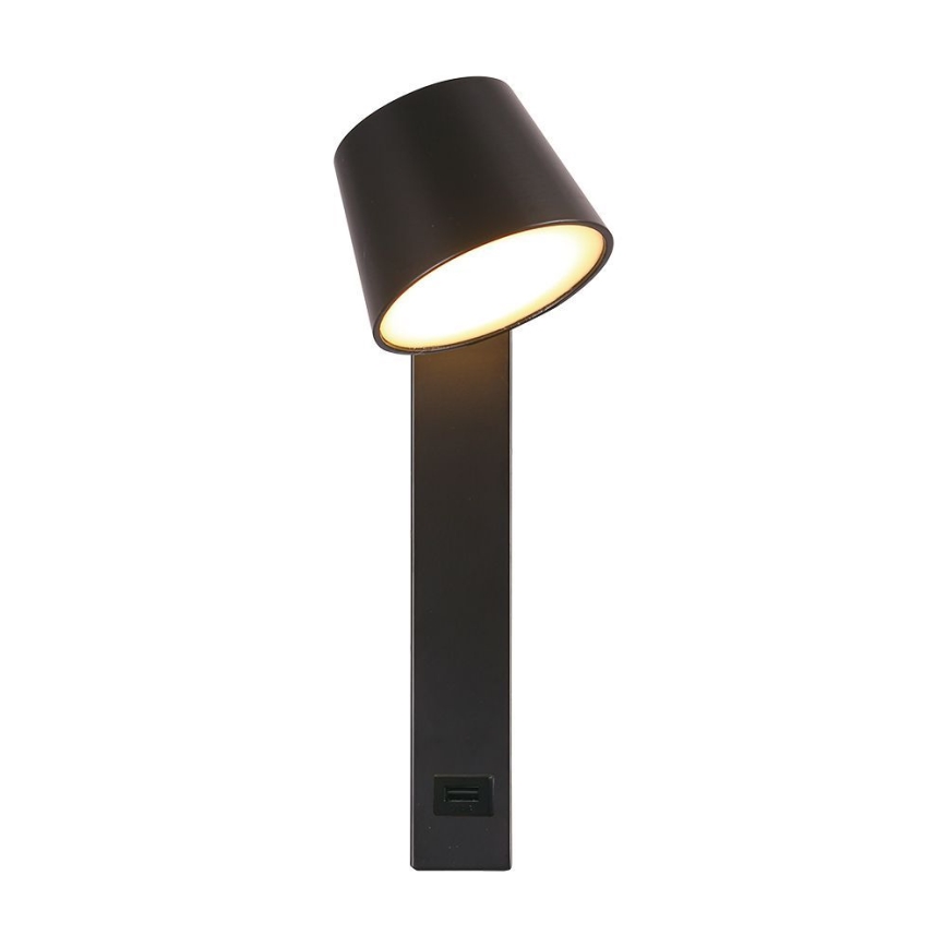 LED Zidna reflektorska lampa sa USB portom LED/8W/230V 3000K