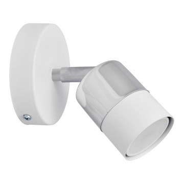LED Zidna reflektorska lampa TUBSSON 1xGU10/4,8W/230V bela/sjajni krom