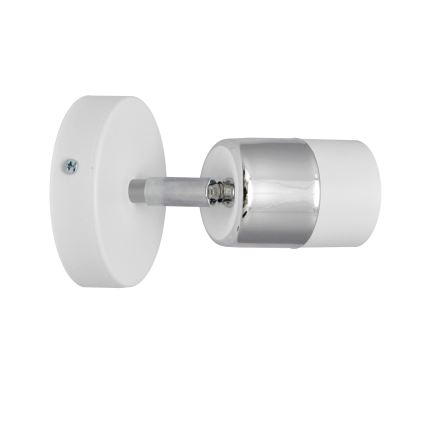 LED Zidna reflektorska lampa TUBSSON 1xGU10/4,8W/230V bela/sjajni krom